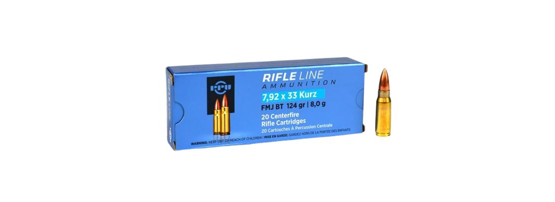 Prvi Partizan PPU 7,92 x 33 kurz Vollmantel 123 grs  20 Schuss