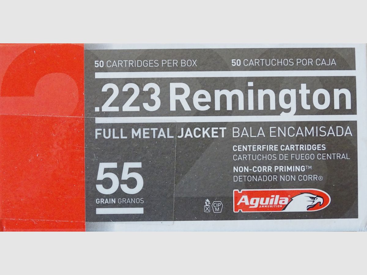 Aguila .223Rem 55grs FMJ - 1000 shots