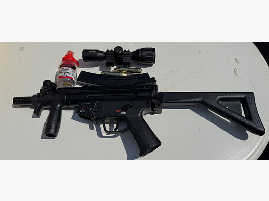 CO2 Gewehr Heckler &Koch MP5 + Walther Zielfernrohr 