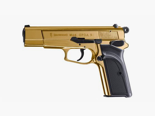 Browning GPDA 9 9 mm P.A.K., 24 karaat verguld schreckschusspistool