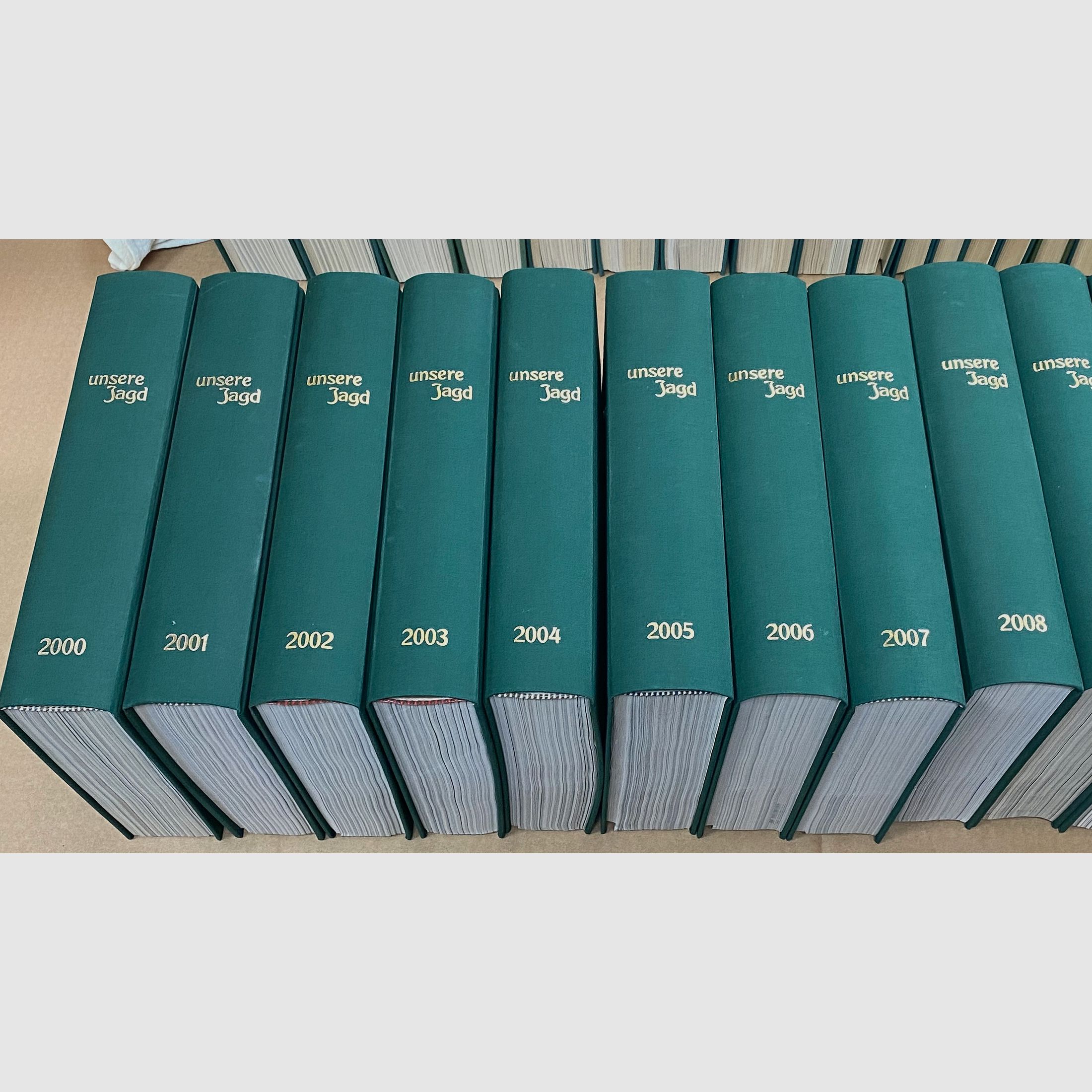 Zeitschrift "Unsere Jagd" , von 1956 bis 2020, gebundene Ausgaben bis 2015