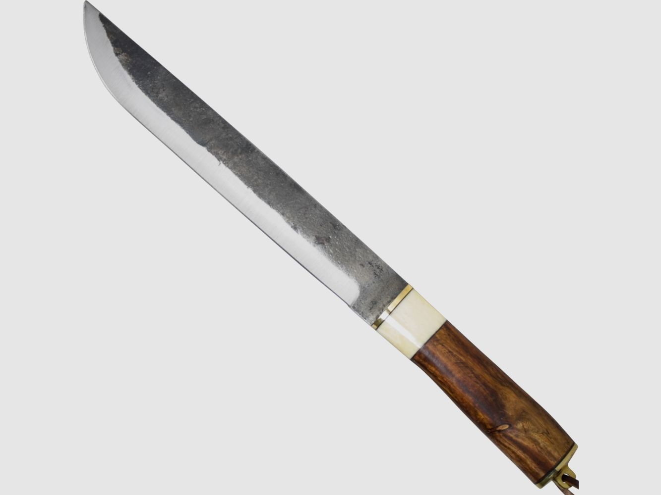 Groes Wikinger Messer Mittelalter Knochen Lederscheide