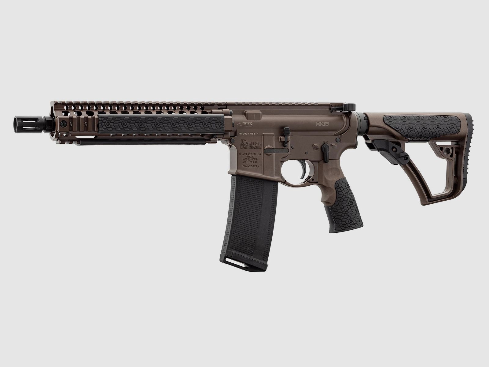 AR15 DANIEL DEFENSE MK18 Kurzes Rohr 10.3 » Kal. 5.56 Mil Spec Braun, Bild 5 von 6