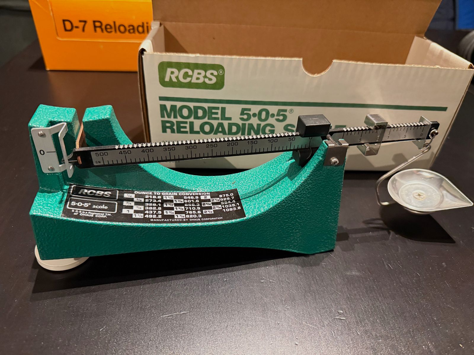 RCBS 505 powder scale beam scale