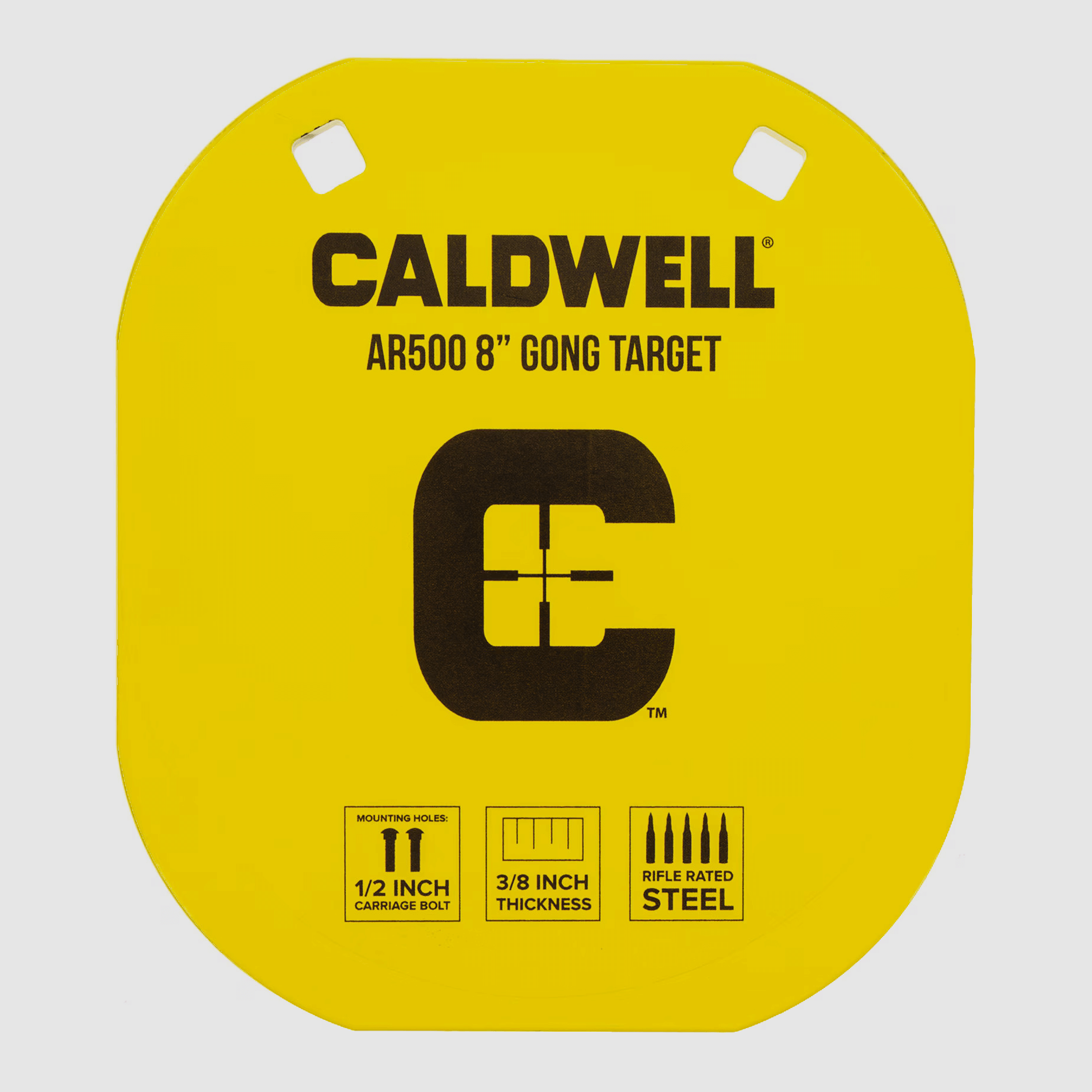 Caldwell AR500 Gong Target C - 8''