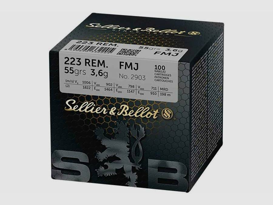 Sellier & Bellot .223 Rem. Vlm BT 3.6g/55grs.