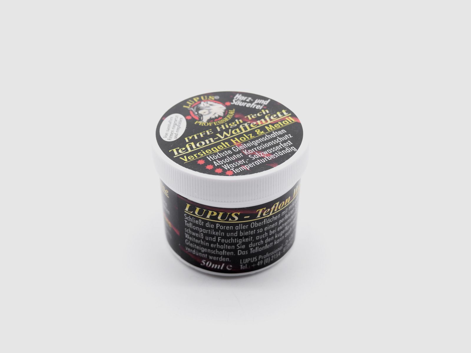 VFG LUPUS 510 Professional Teflon Waffenfett für Holz und Metall 50g