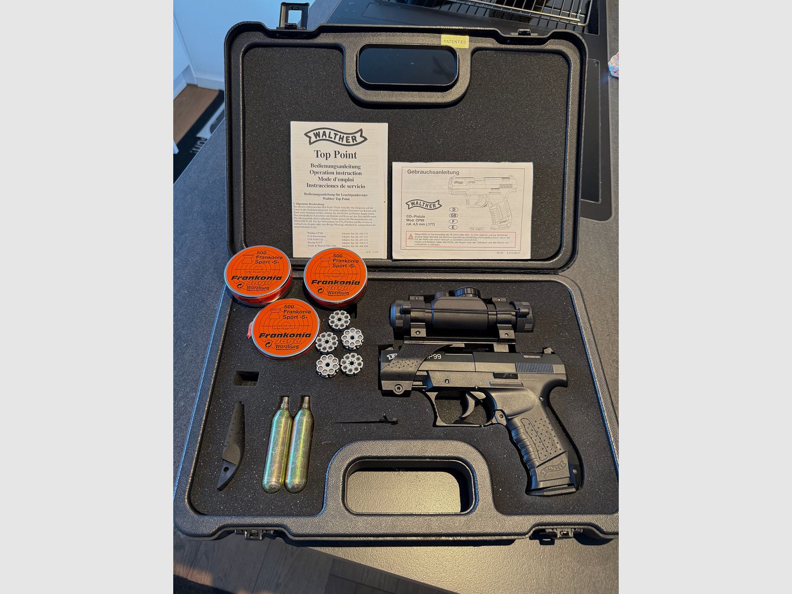 Walther CP99 pistolet à air 4,5 mm avec Top Point