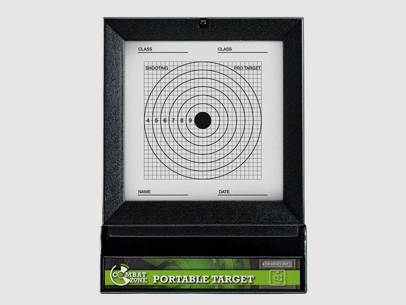 Kugelfangkasten fĂĽr Softairkugeln BB Combat Zone 26 x 20x 4 cm inklusive 20 Zielscheiben
