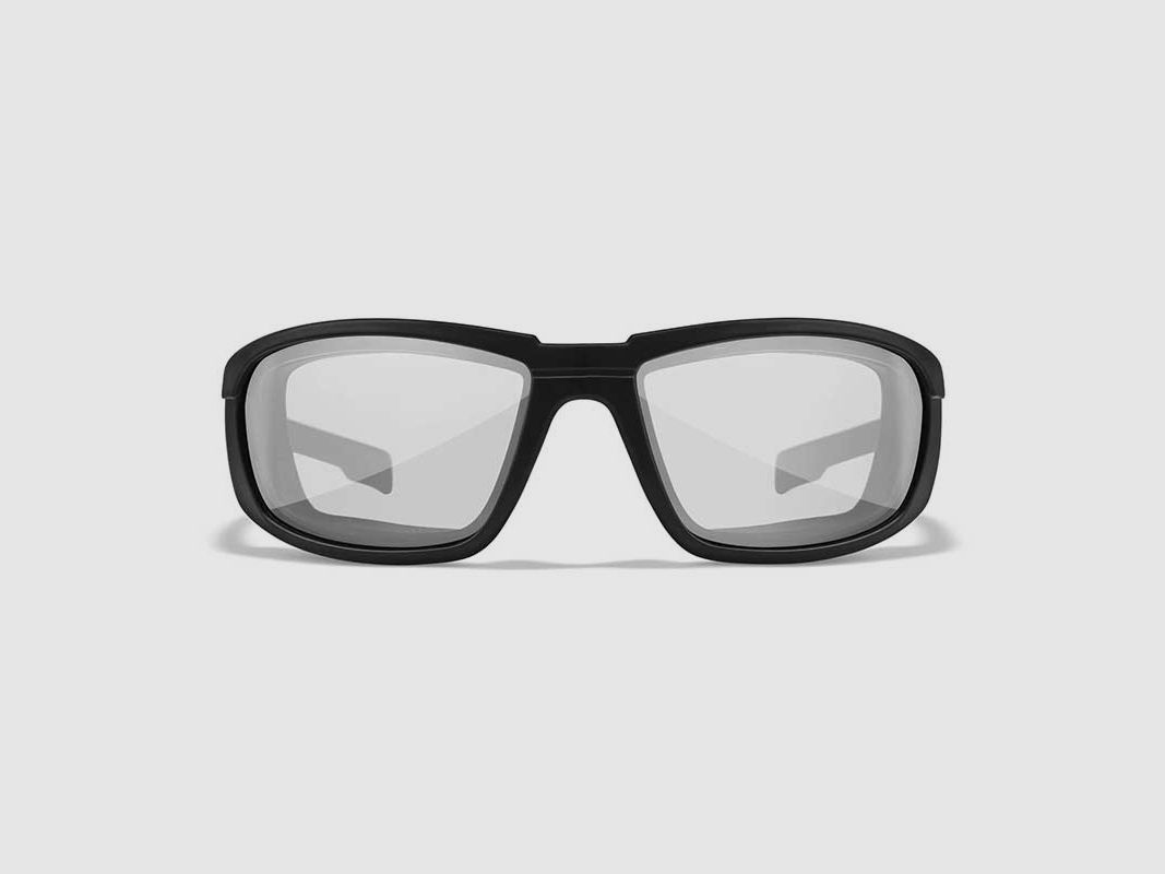 Wiley X Boss zonnebril met heldere glazen, montuur in Matte Black, afbeelding 2 van 6