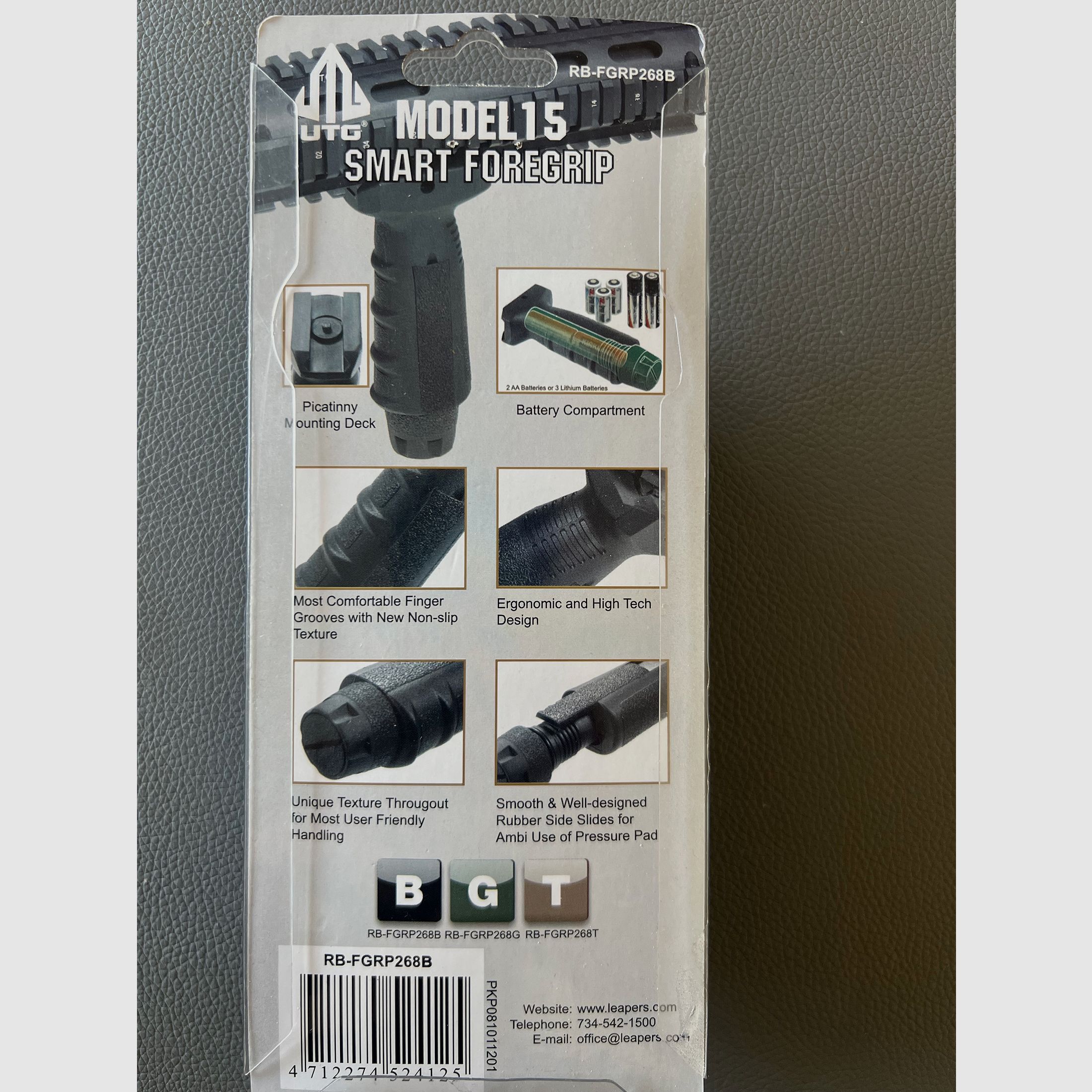 UTG Model 15 Smart Foregrip RB-FGRP268B – Nowy w oryginalnym opakowaniu