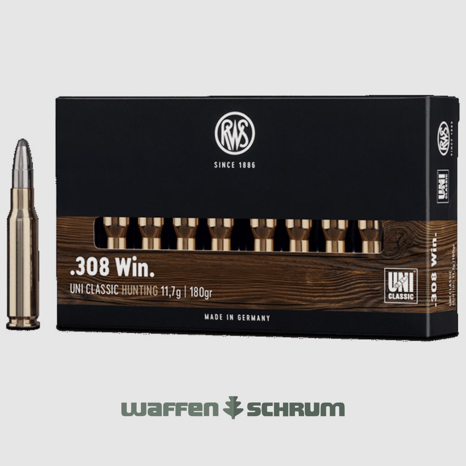 RWS UNI Classic 11,7g - 180gr .308Win