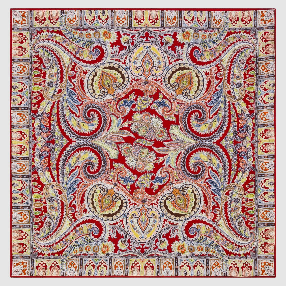 Tuch aus reiner Twillseide rolliert mit sandwashed – Finishing Orange, Bild 2 von 2