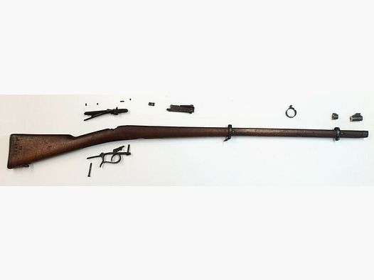 Fabbrica Reale d'Armi di Brescia set di parti per fucile a ripetizione Brescia, fucile d'infanteria italiano M70/87/16 sistema Vetterli-Vital