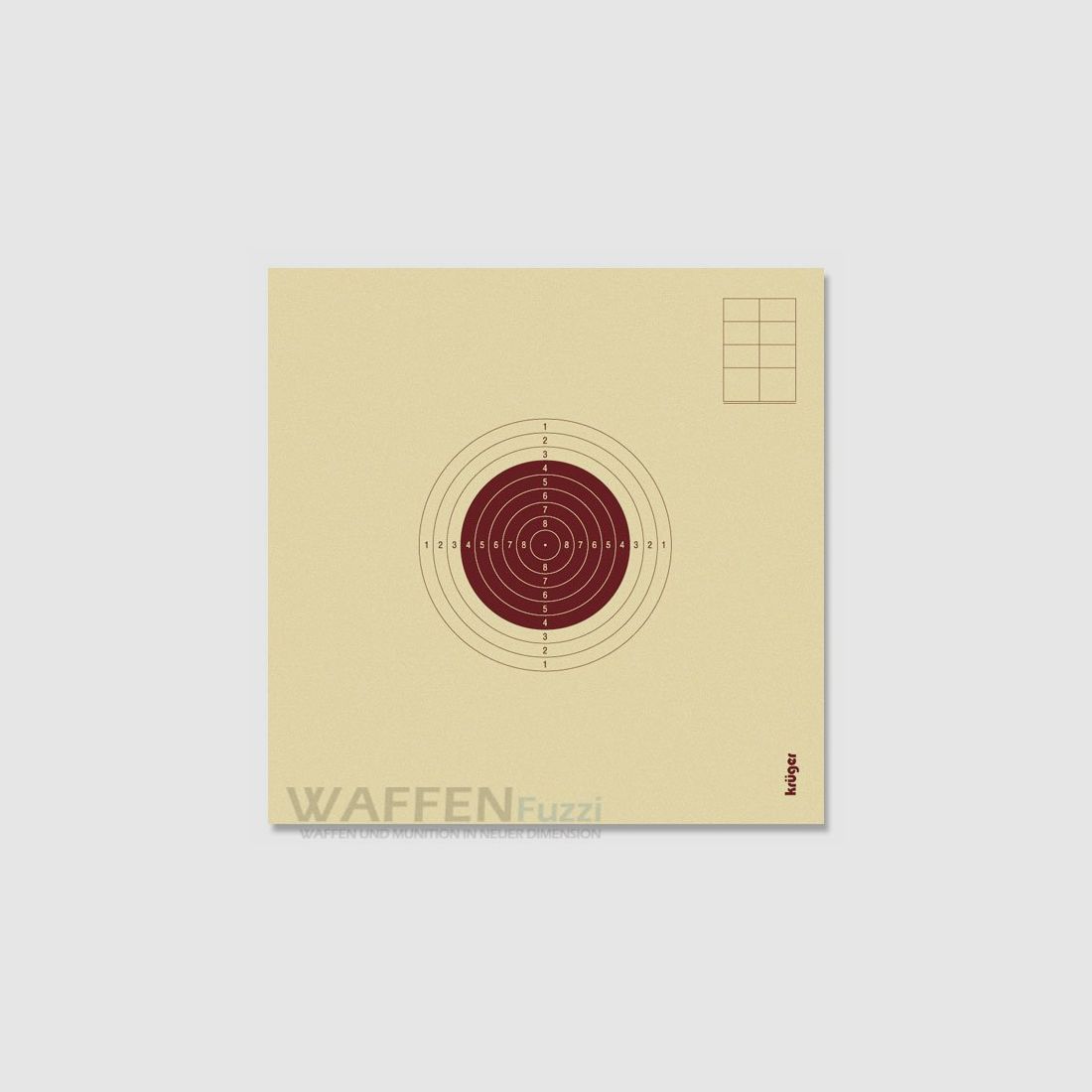 LG-Scheibe 10x10 cm rot 100 Stk