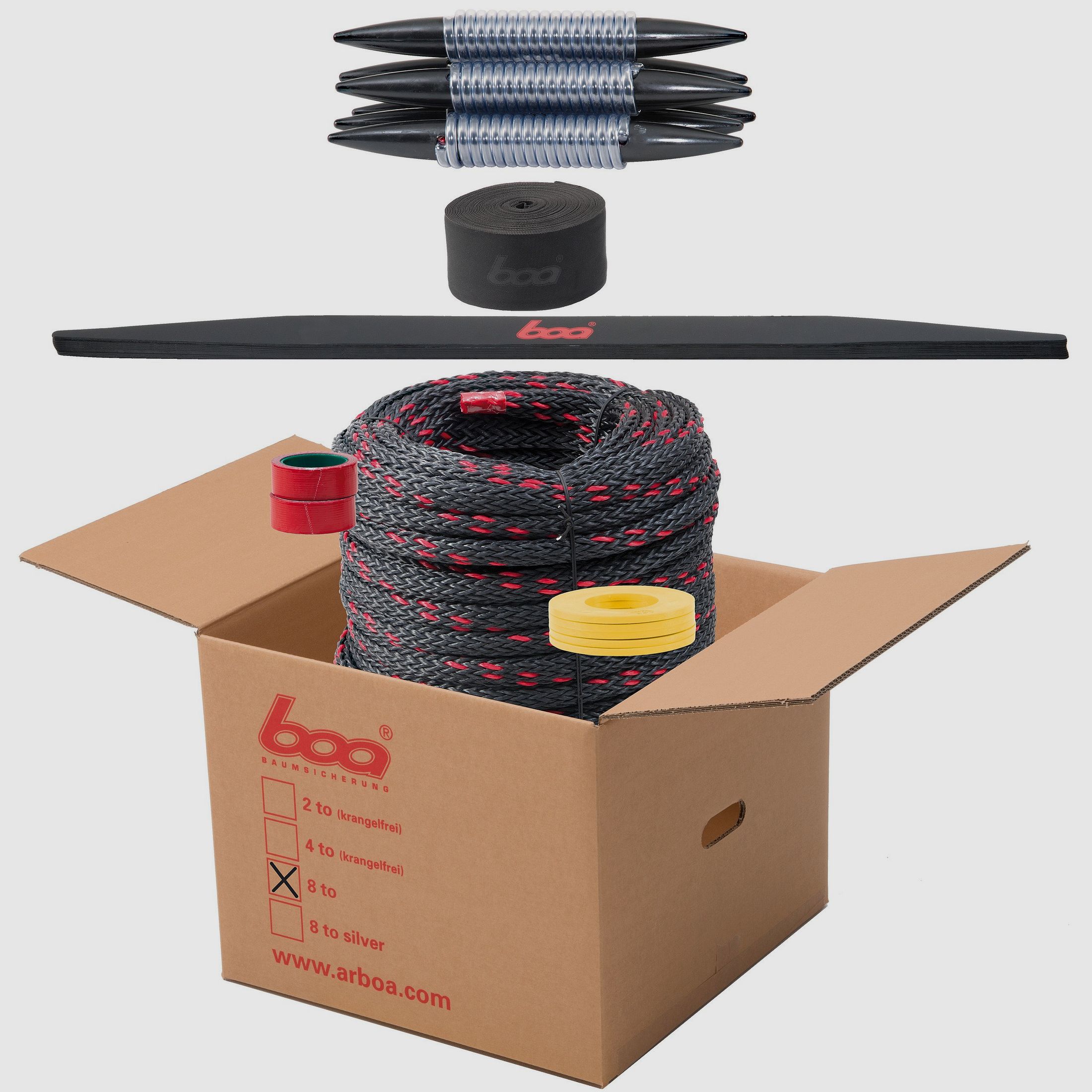 Set di sicurezza della corona Arboa Boa 8 t