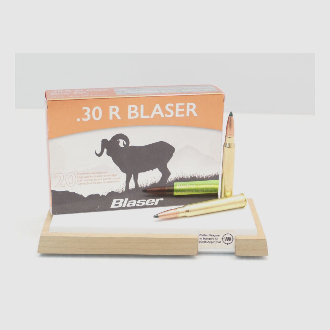 Blaser CDC 160gr./10,4g A20 .30R Blaser