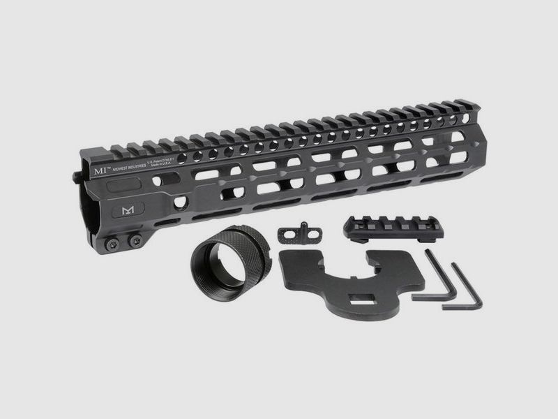 MIDWEST INDUSTRIES COMBAT HANDGUARD M-LOK ALUMINUM 10.5″ BLACK