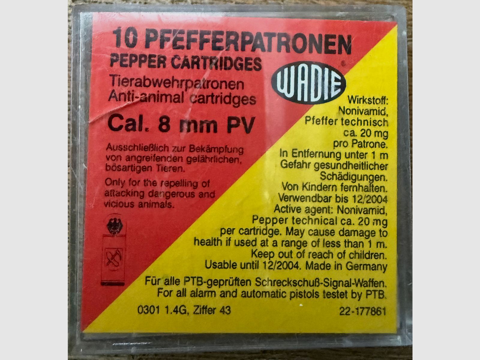 Pistolet alarmowy Perfecta model FBI 8000 kal. 8mm K z komorą startową PTB 196/2