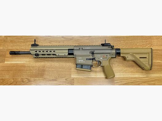 Heckler & Koch MR308 A3 13" - rifle semiautomática .308 Win. color arena / RAL8000 - H&K MR 308 A3 - versión civil del H&K 417