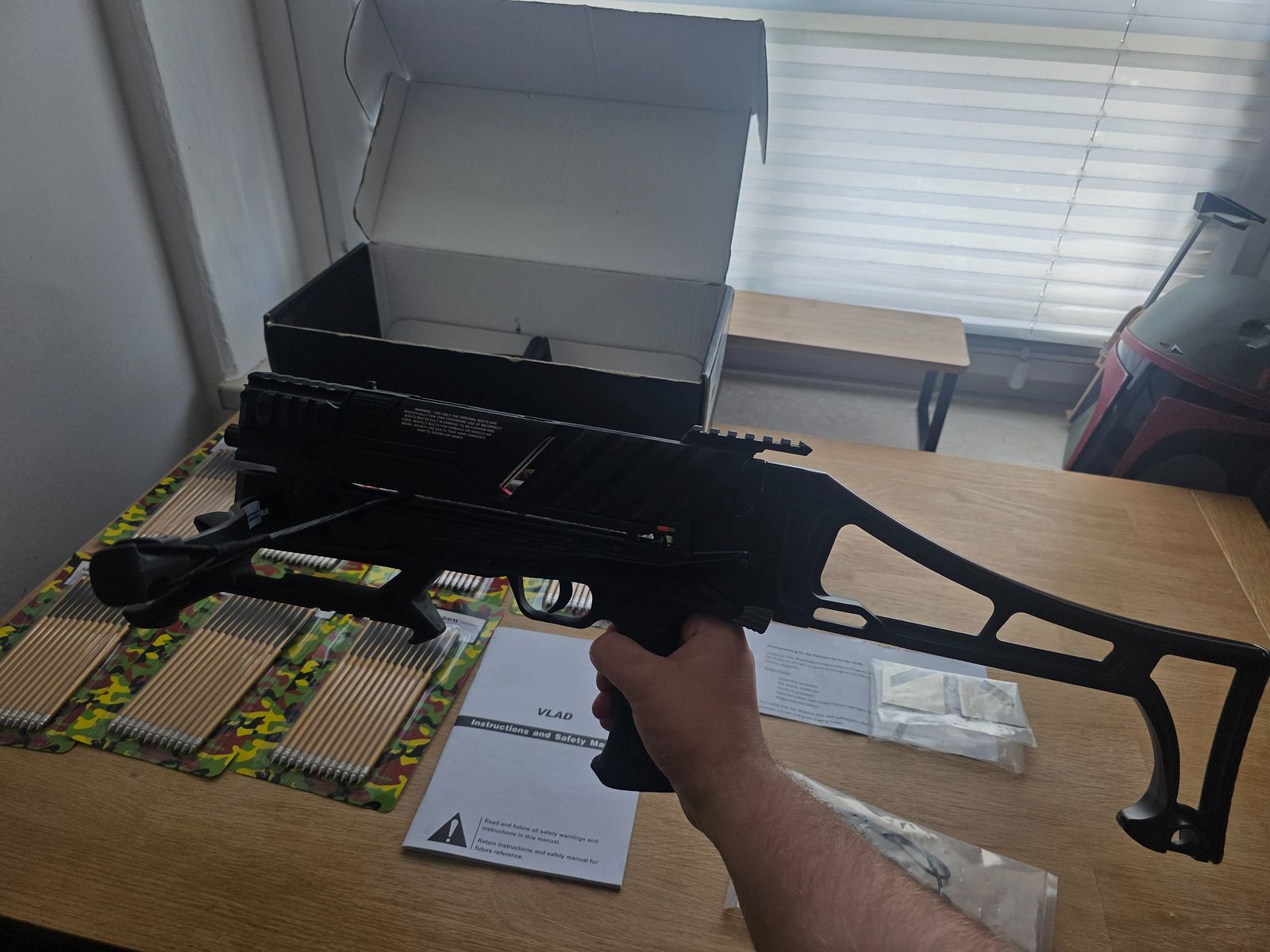 VLAD repeater/magazine crossbow used twice like new price negotiable, image 1 of 20