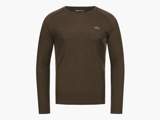 Blaser Merino Base Layer Roundneck Jonar, dark brown