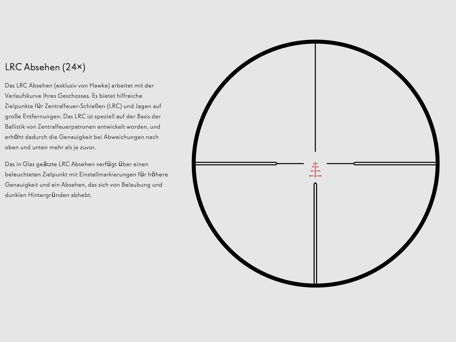HAWKE 16362 Zielfernrohr Endurance 30 WA SF 6-24x50 LRC 24x Absehen