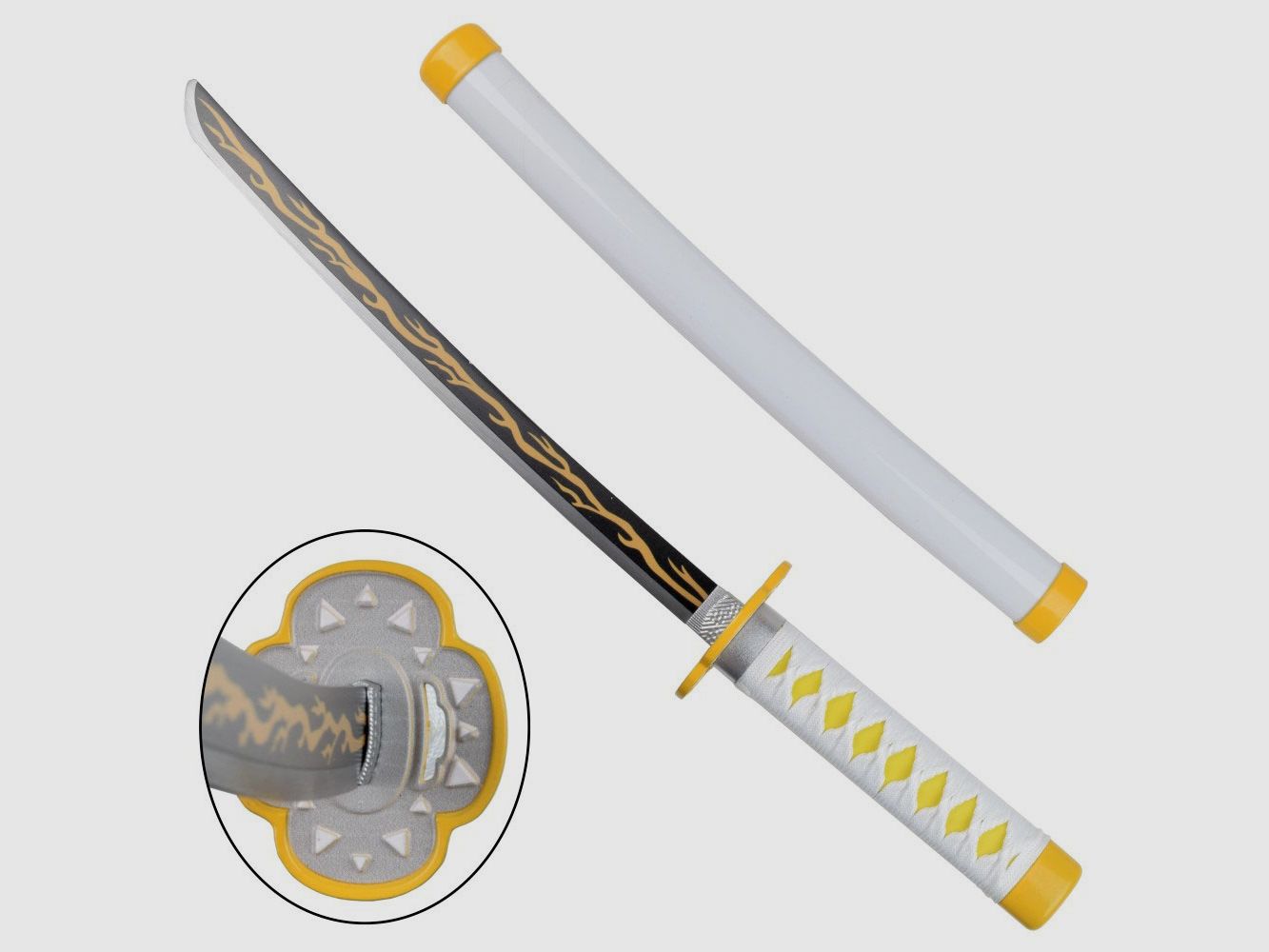 Mini Katana Agatsuma Zenitsu Złoty Demon