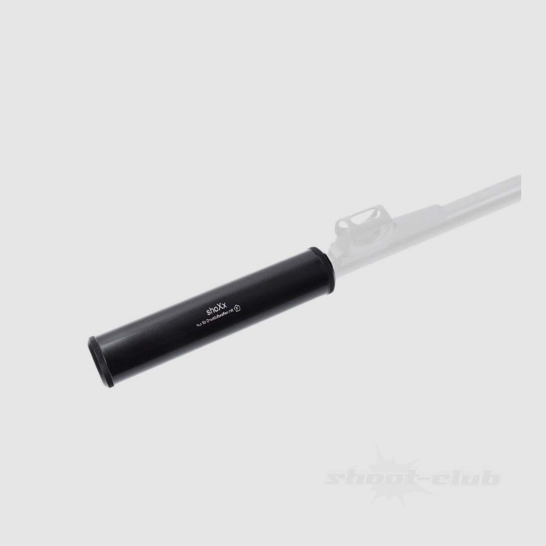 shoXx Schalldämpfer Luftgewehr/Co2 4,5mm & 5,5mm, 1/2-20 UNF