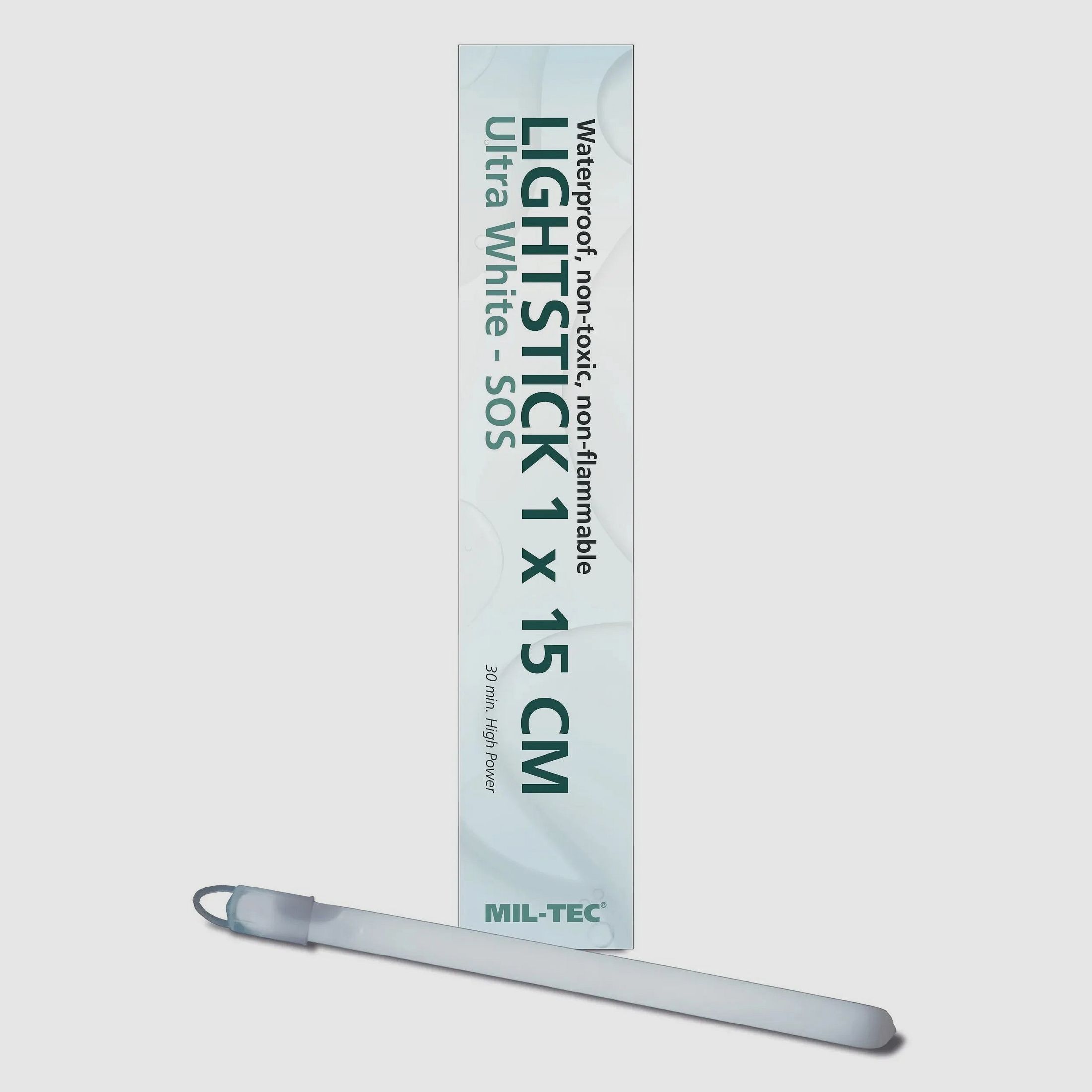 Glow stick 1 x 15 cm 30 Min. Ultra White