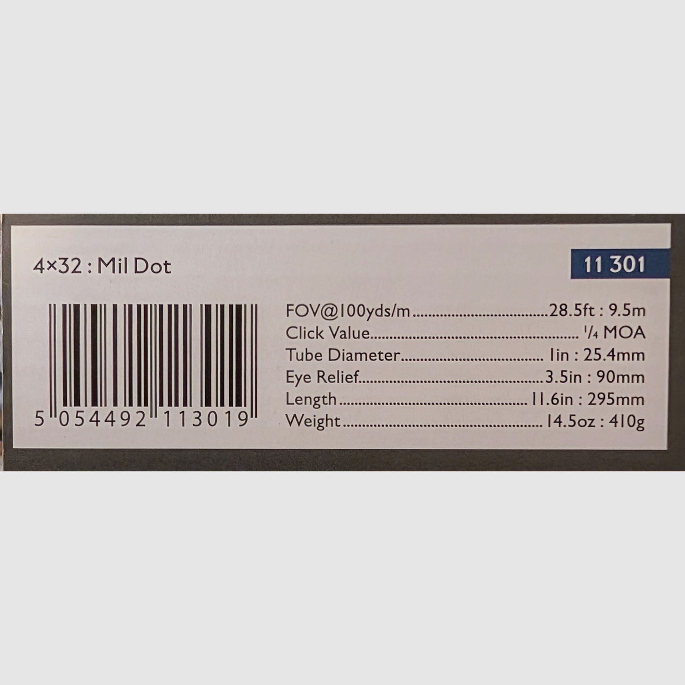 Hawke Fast Mount 4x32 (Mil Dot) inkl. Montageringe 11 mm, wie neu