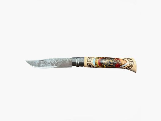 COLTELLO – OPINEL – N.12 INOX REALIZZATO A MANO CON GLADIATORE