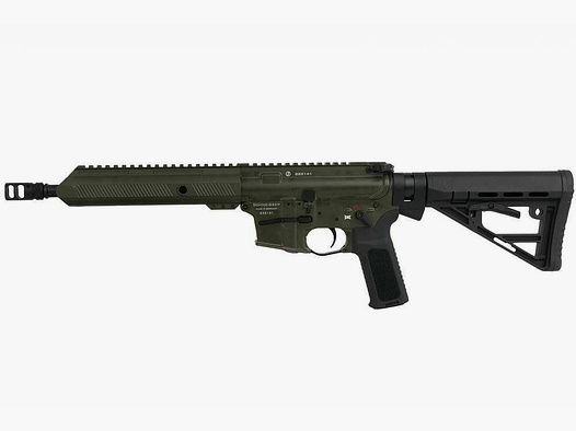 Schmeisser AR15-SF4 Sport - 10.5" OD Green - .223 Rem - Push stock