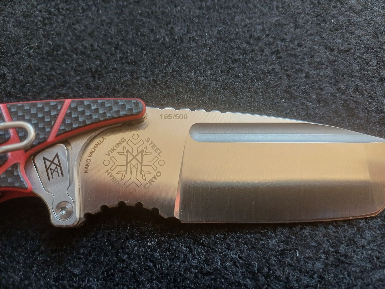 Midgards Messer Nano Valhalla rot Sammler-Messer