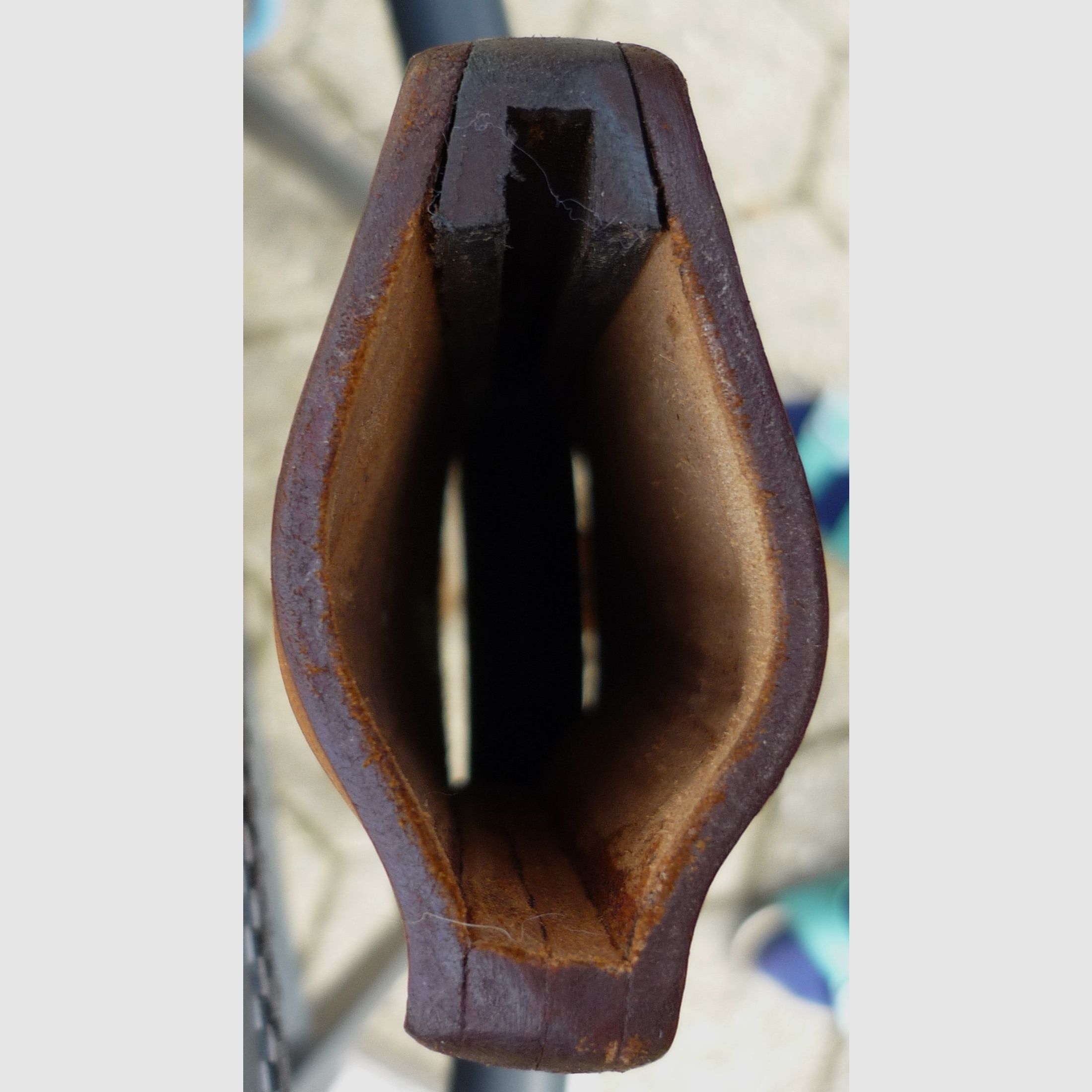 HKDesign Holster Art. Nr. 003 mit Teflon Kornschiene und Snapverschluß  für:  PPC 0455 -  für Rechtshänder, Bild 3 von 9