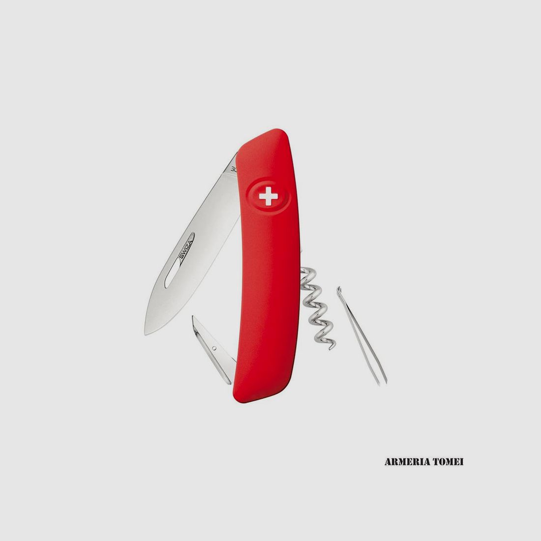 ZWIITSERSE MESSER – SWIZA – D01 ROOD, afbeelding 1 van 4