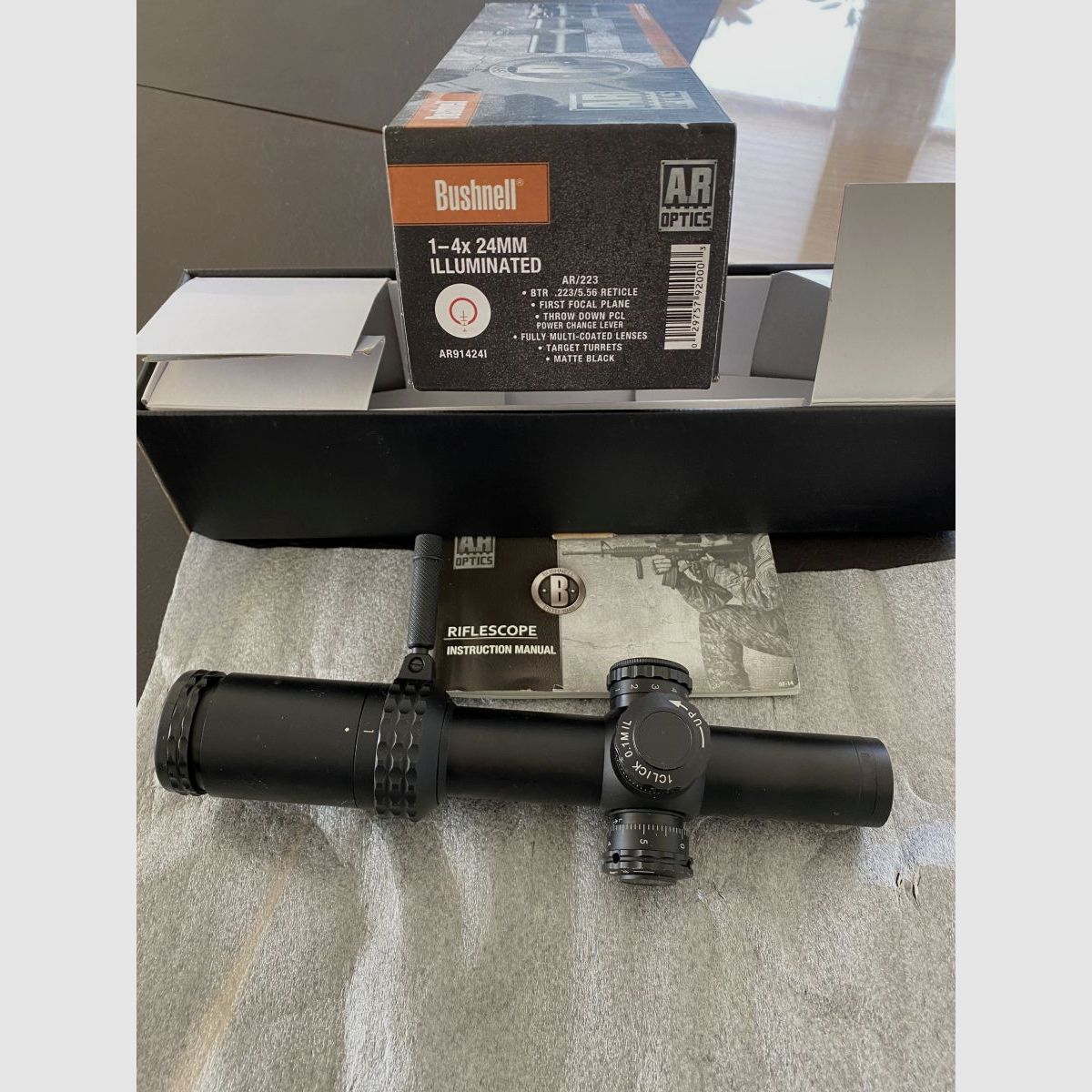 Bushnell AR/223 1-4x 24mm BTR-1 FFP Illuminated