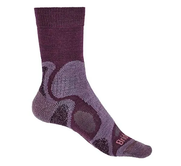Bridgedale – Women's Socks – Hike Lt T2 Merino E – Plum, image 3 of 4