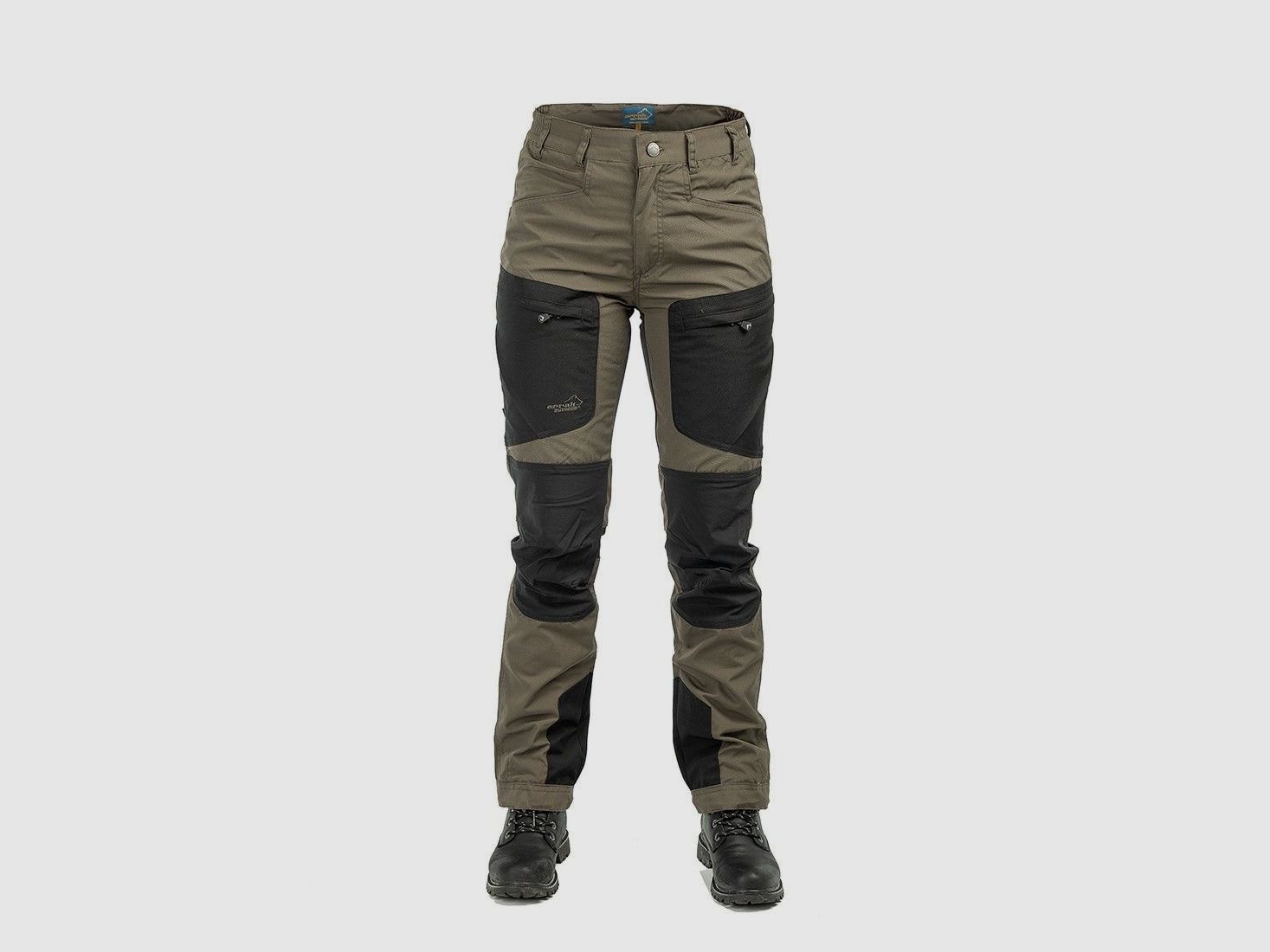 Arrak Outdoor Active Stretch Broek Dames Lang Bruin - 34L