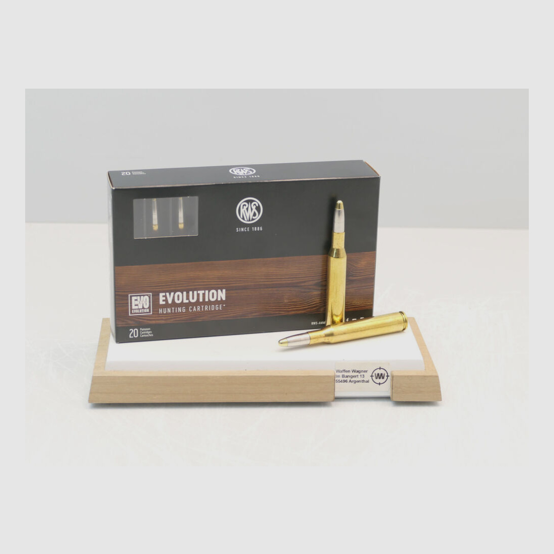 RWS EVO 11.9G 184grs á20 .30R Blaser