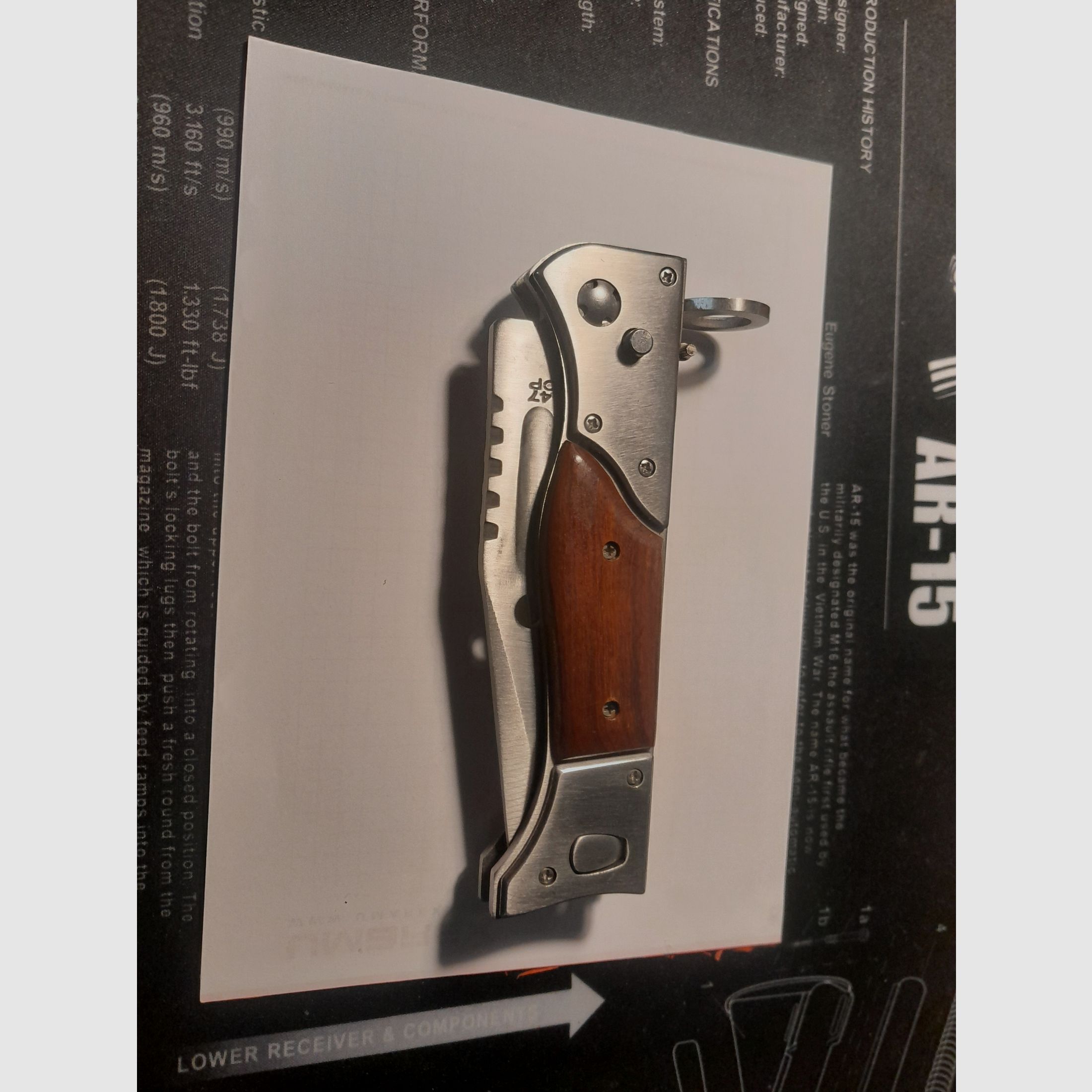 Ak 47 bayonet replica, knife