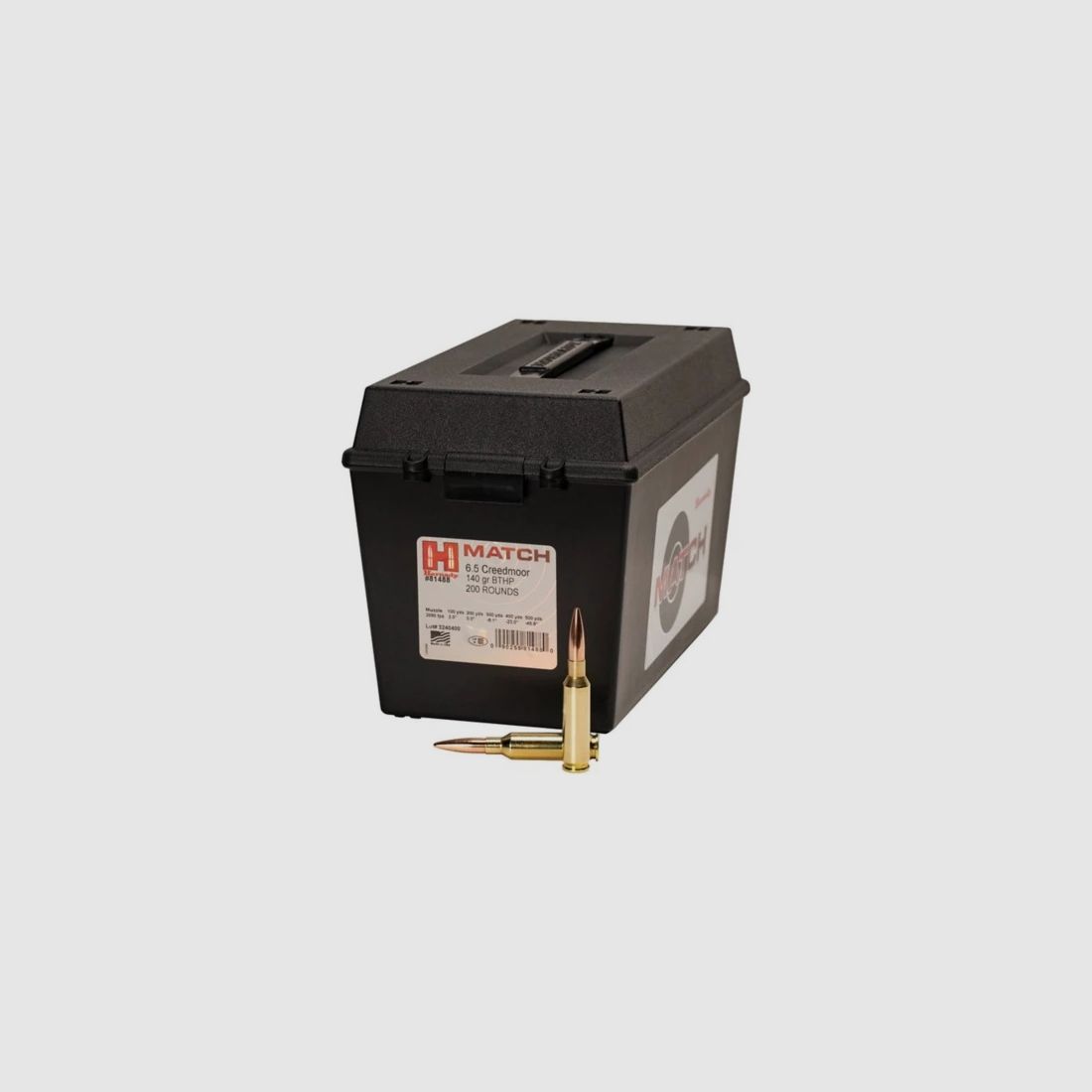 Hornady 6,5mm Creedmoor 140GR BTHP Match 200 patronen