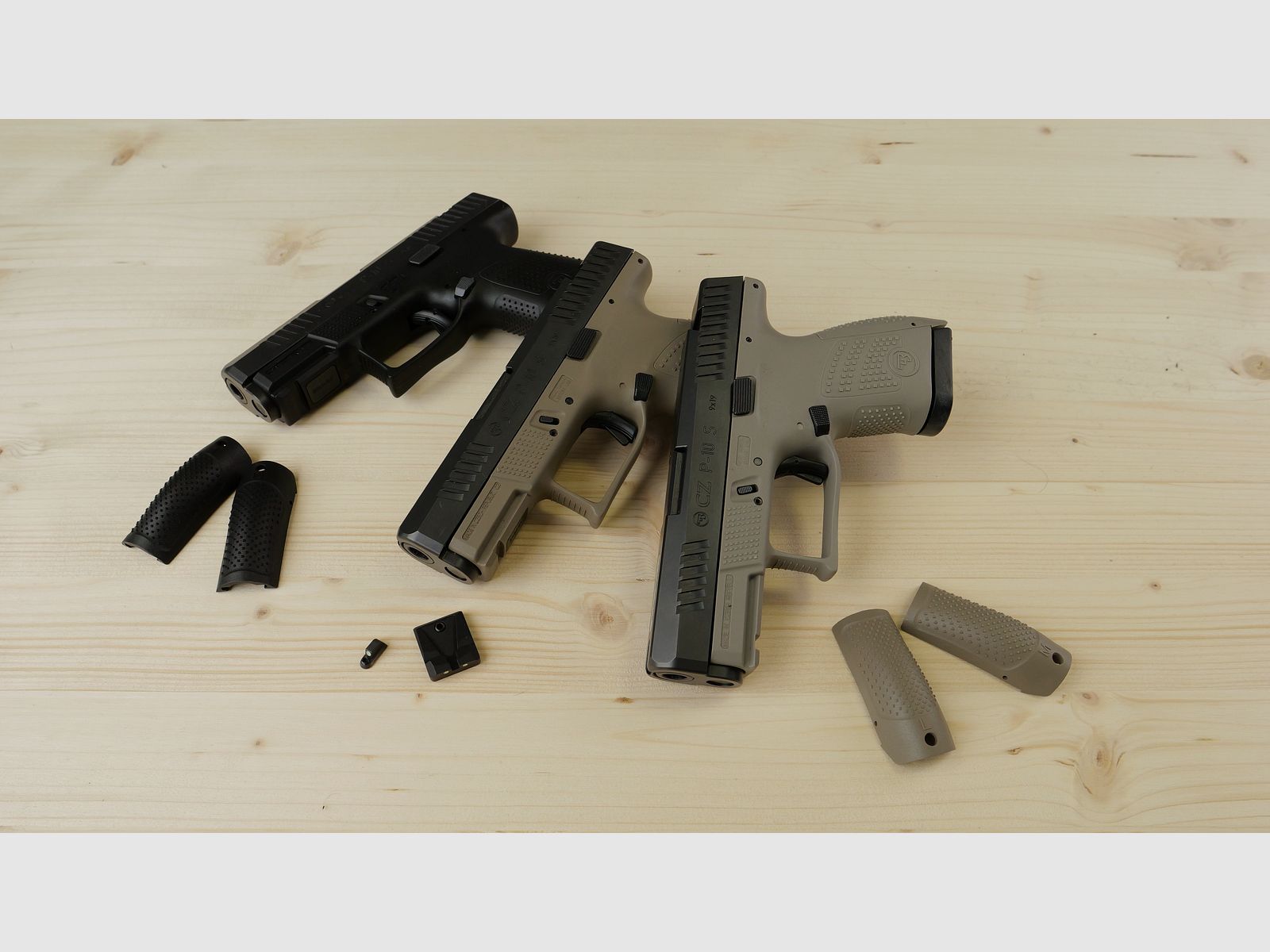 CZ P10 S  "Subcompact-Pistole" in Sand, Grau oder Schwarz - 9x19mm
