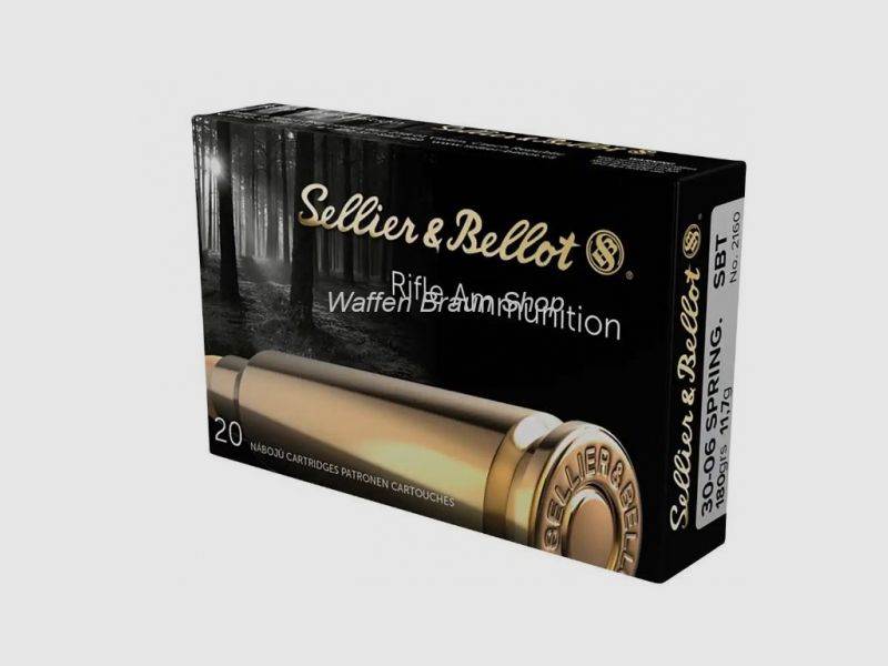 S+B .30-06Spr. SGK 180grs. 20pcs