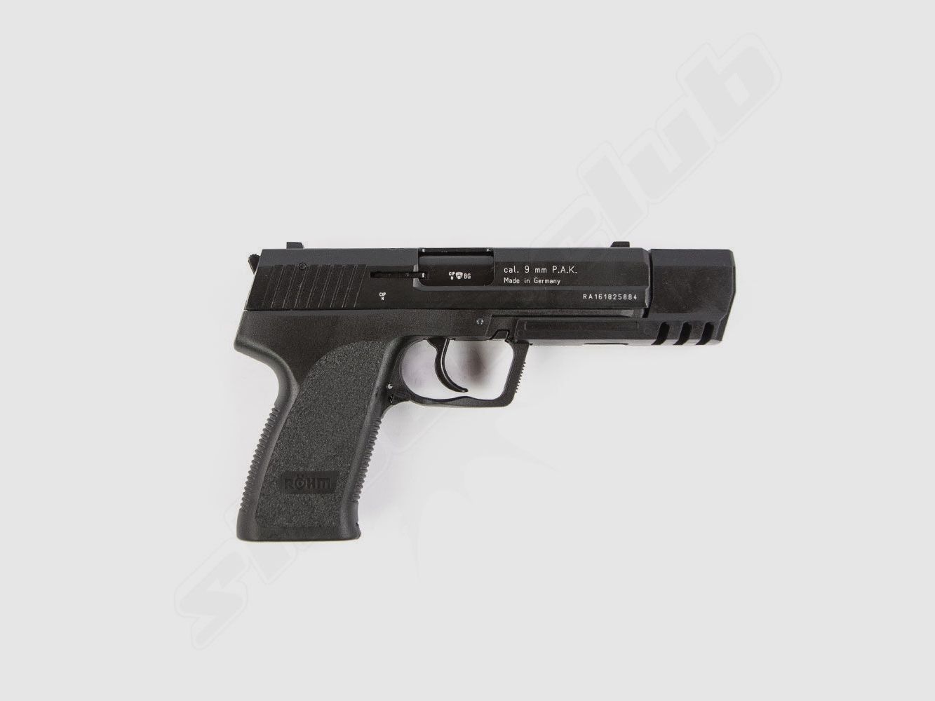 Röhm RG 96 MATCH Schreckschusspsitole 9 mm brüniert inkl. 150 Platzpatronen