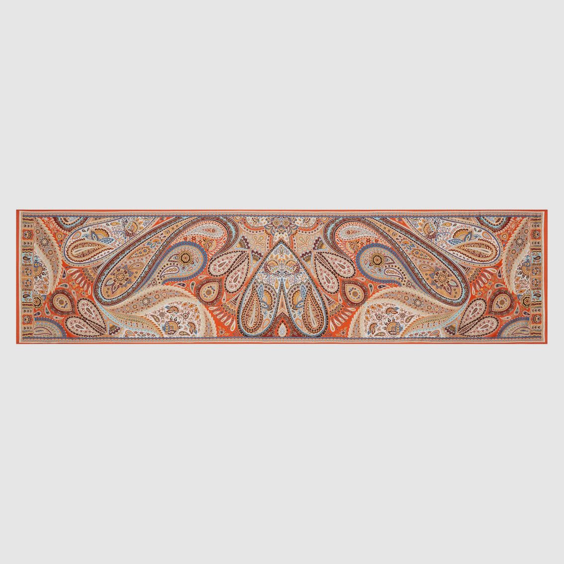 Schal Cashmere/Seide in Orange, Bild 2 von 3