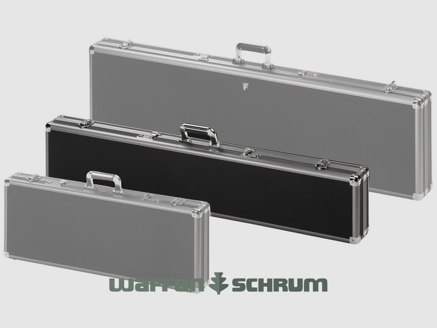 Fritzmann Aluminium-Kunststoff-Koffer für Repetierer 123x21x10cm