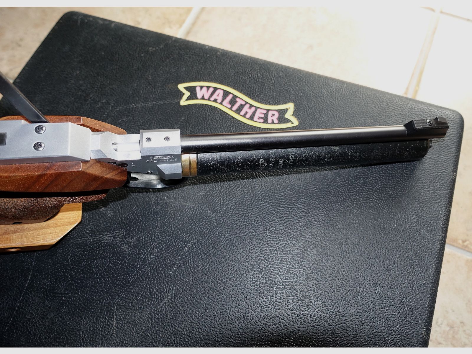 Walther CP2 Matchpistole mit Koffer