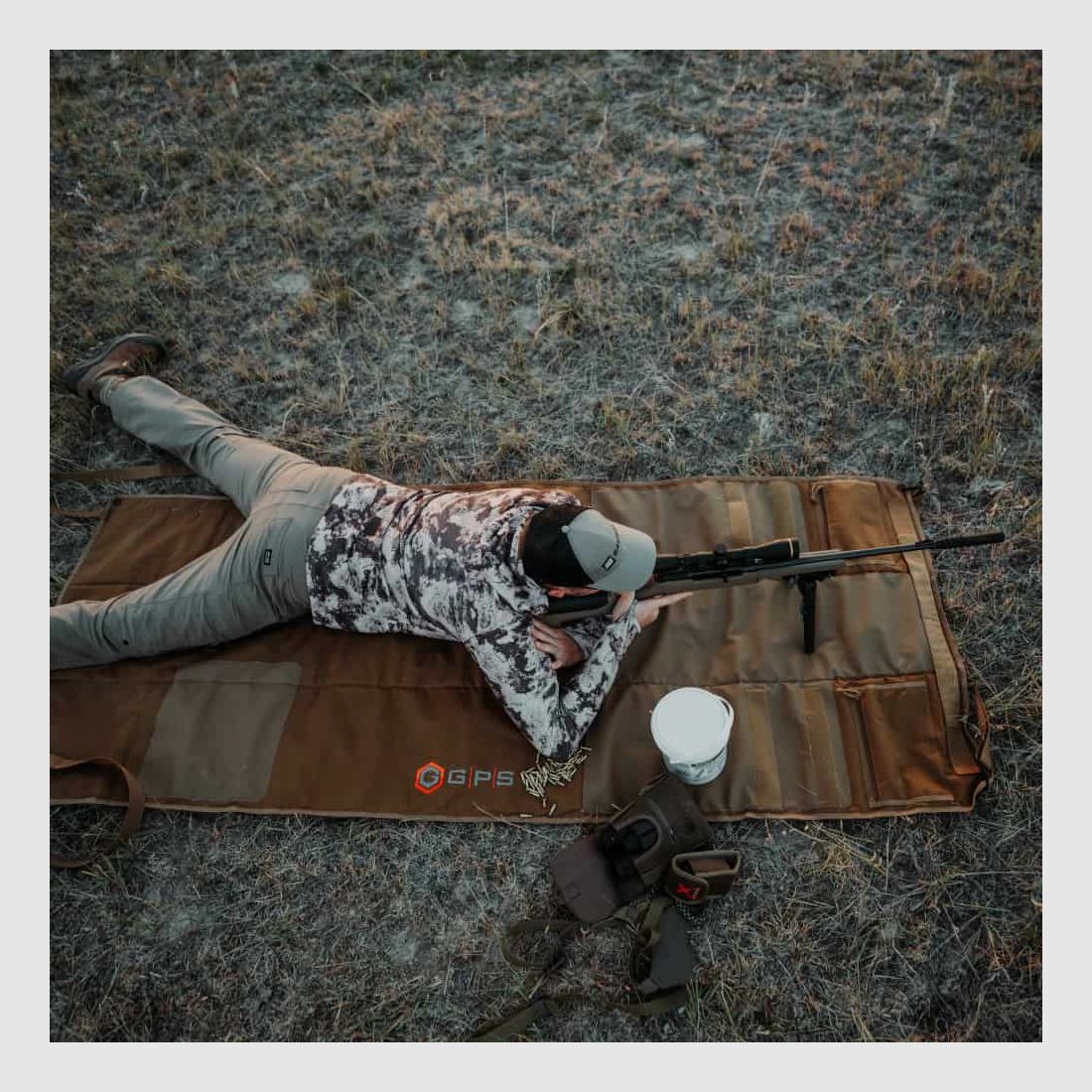 GPS Tactical Padded Shooting Mat – 220 x 90 cm – TAN, Bild 2 von 4