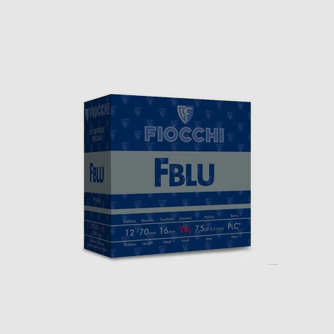Fiocchi F Blue Trap C.12/70-28gr. * Jagdpatronen